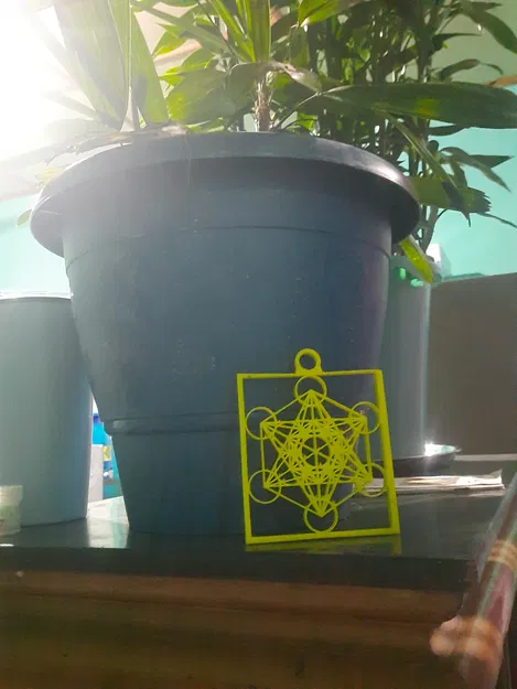 Khối Lập Phương Metatron Đa Năng (Phụ kiện chìa khóa/dây chuyền, mặt dây, bùa hộ mệnh, trang trí phòng) - Image 2