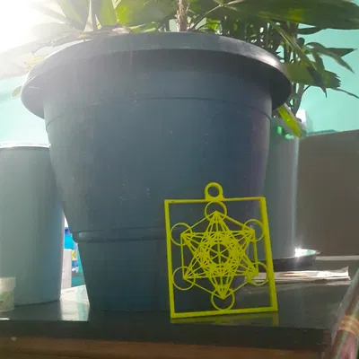 Khối Lập Phương Metatron Đa Năng (Phụ kiện chìa khóa/dây chuyền, mặt dây, bùa hộ mệnh, trang trí phòng)