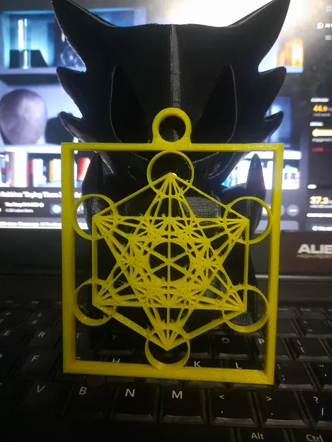 Khối Lập Phương Metatron Đa Năng (Phụ kiện chìa khóa/dây chuyền, mặt dây, bùa hộ mệnh, trang trí phòng) - Image 3