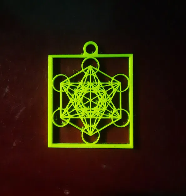 Khối Lập Phương Metatron Đa Năng (Phụ kiện chìa khóa/dây chuyền, mặt dây, bùa hộ mệnh, trang trí phòng) - Image 4