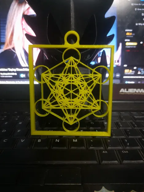 Khối Lập Phương Metatron Đa Năng (Phụ kiện chìa khóa/dây chuyền, mặt dây, bùa hộ mệnh, trang trí phòng) - Image 5