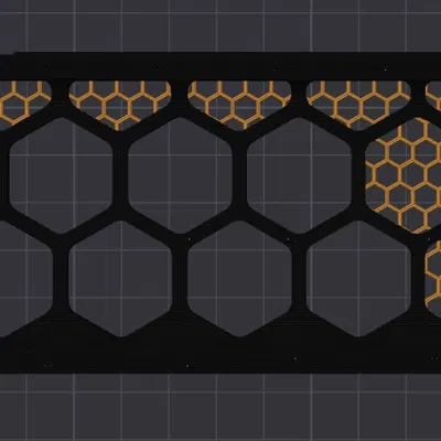 Mod Nút PCB Váy Voron với Tổ Ong