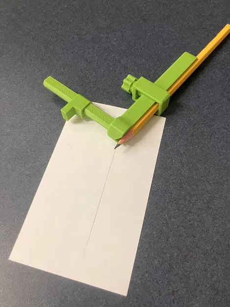 Dụng cụ Vẽ / Phác thảo Cạnh với Hướng dẫn Phẳng và Tròn - Image 1