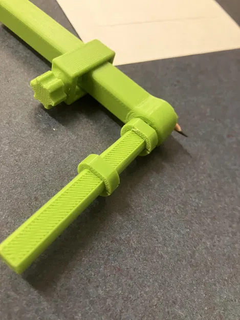 Dụng cụ Vẽ / Phác thảo Cạnh với Hướng dẫn Phẳng và Tròn - Image 3