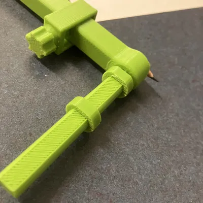 Dụng cụ Vẽ / Phác thảo Cạnh với Hướng dẫn Phẳng và Tròn