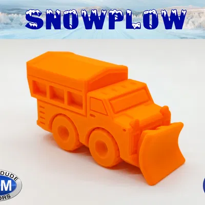 Xe ủi tuyết "Print in Place" Fixum Dude Motors