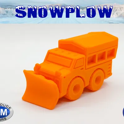 Xe ủi tuyết "Print in Place" Fixum Dude Motors
