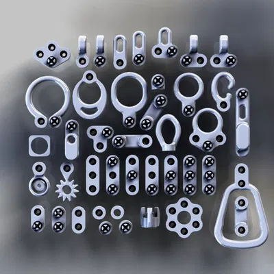 Bộ Chi Tiết Sáng Tạo Mặt Dây Chuyền Vòng Cổ