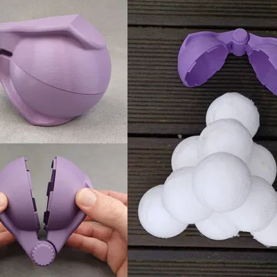 Khuôn làm cục tuyết - loại nhỏ gọn