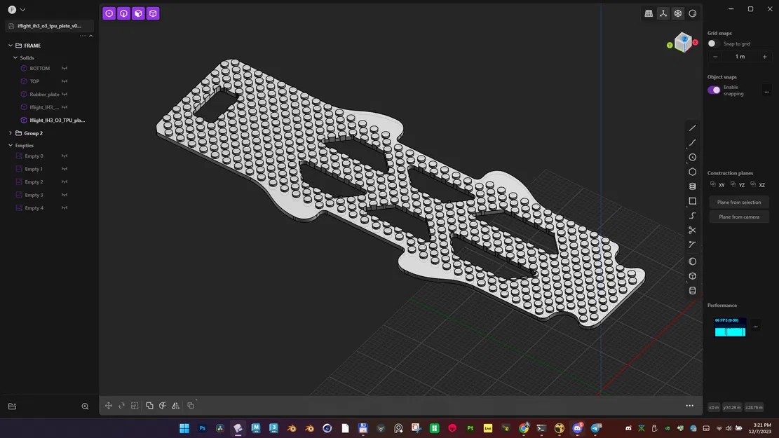 Đế TPU Lớn Hơn Cho Pin Iflight IH3 O3 - Image 1