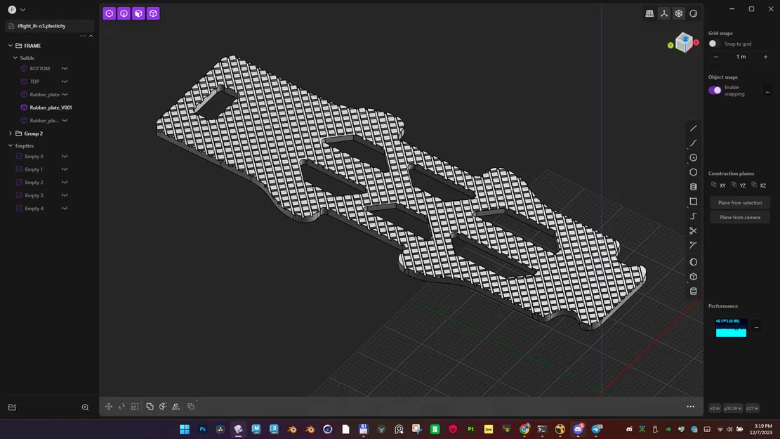 Đế TPU Lớn Hơn Cho Pin Iflight IH3 O3 - Image 2