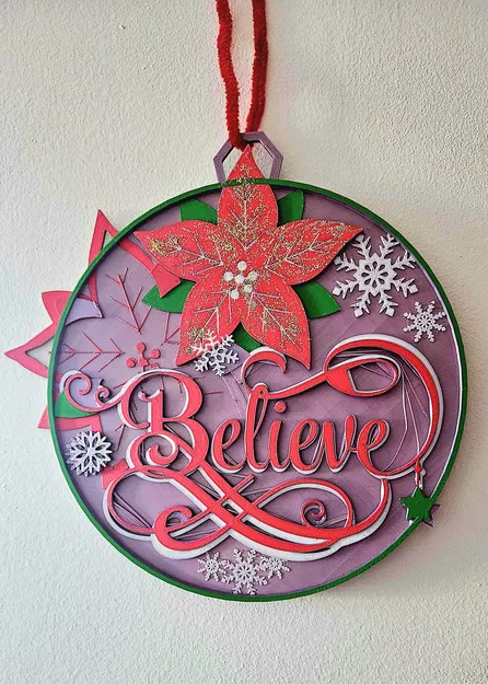 Mẫu Vòng Nguyệt Quế Giáng Sinh Cho Dân Chơi 3D - Image 1