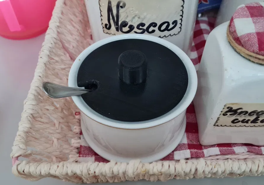 Nắp bình đường có lỗ cắm muỗng - Image 2