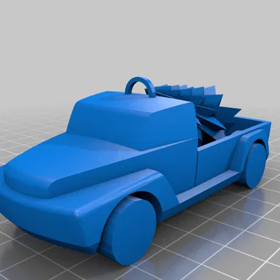 Xe Tải Nhỏ Chở Cây Thông Noel