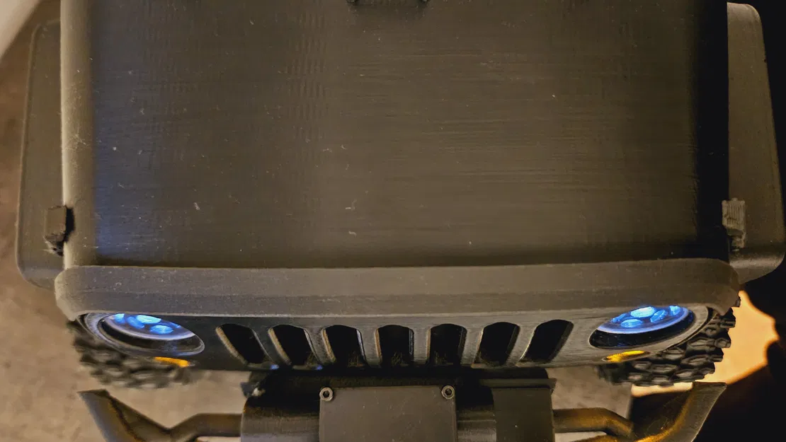 Chi tiết nắp capo cho xe Jeep Rancher (Wrangler) của 3DSets - Image 2