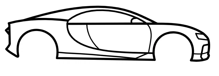 Mô Hình Xe Bugatti Chiron (2016) Treo Tường - Image 1