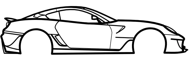 Mô Hình Ferrari 599xx (2011) Treo Tường - Image 1