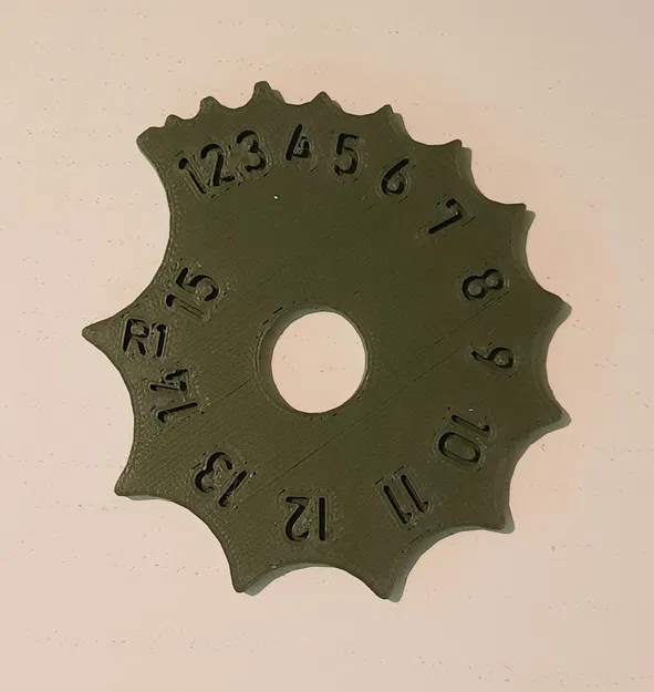 Dưỡng Đo Bán Kính Ngoài / Radius Gauge 1-15mm - Image 1