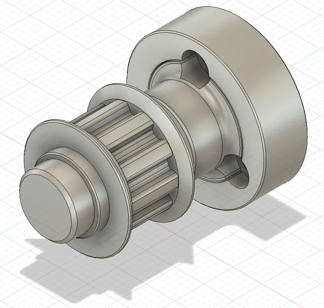 Tay servo, puli motor brushless và đèn pha LED 3mm cho xe buggy 3Dsets model 7 - Image 1