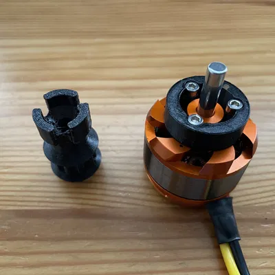 Tay servo, puli motor brushless và đèn pha LED 3mm cho xe buggy 3Dsets model 7