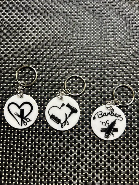 Móc khóa kiểu tóc - Image 1