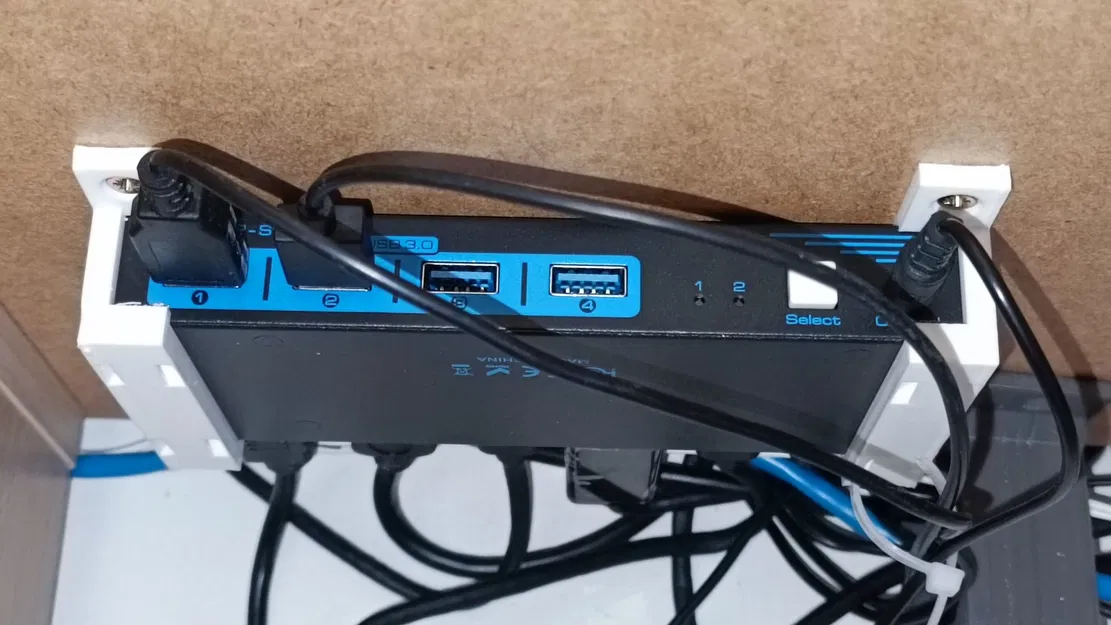 Giá đỡ / Gắn KVM dưới bàn - Image 3