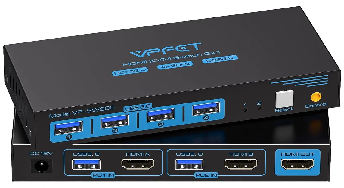 Giá đỡ / Gắn KVM dưới bàn - Image 4