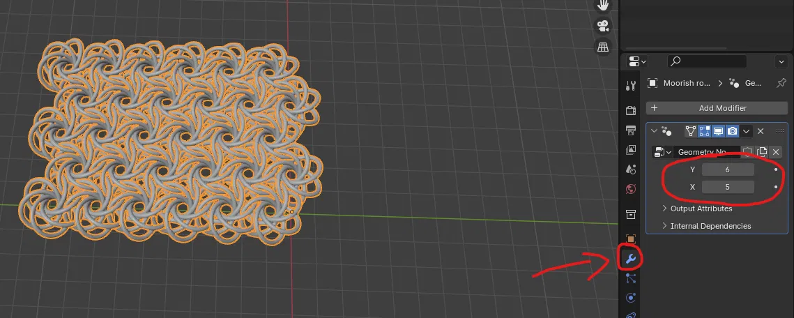 Mô Hình Dây Xích Kiểu Moorish Rose - Image 3