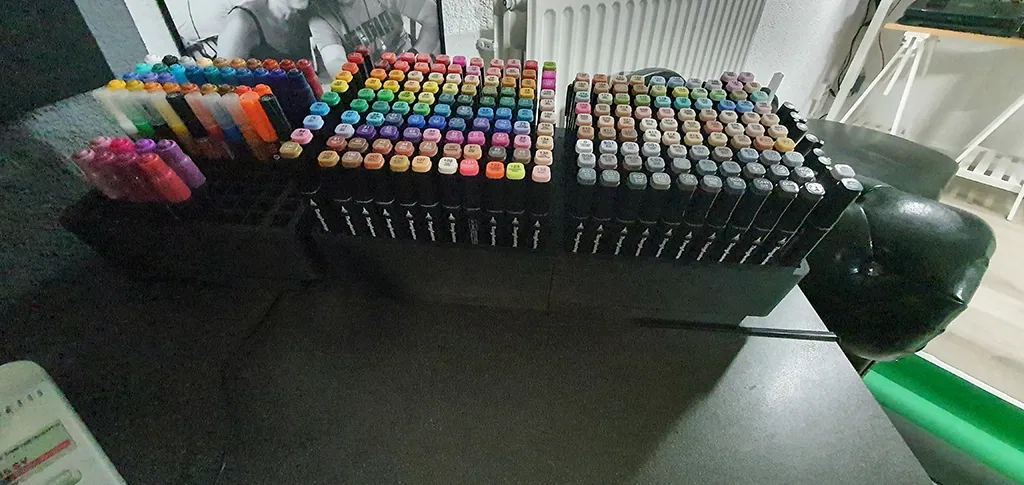 Giá Đỡ Bút Màu Đầy Đủ Cho 220 Cây Tongfushop Hoặc Tương Tự - Image 1