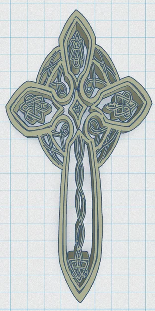 Móc Khóa Chữ Thập Celtic 28 - Image 2