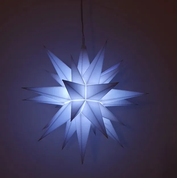 Ngôi Sao Giáng Sinh Có Đèn Trang Trí - Image 1