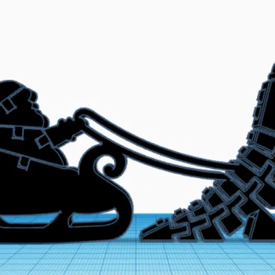 Santas Rex - Mô Hình Giáng Sinh Độc Đáo