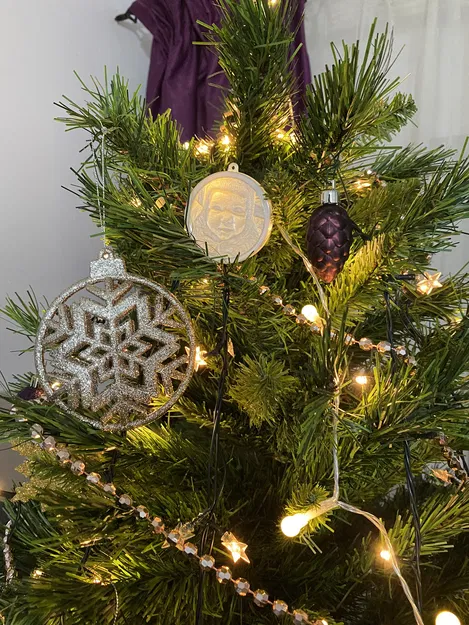 Móc Trang Trí Cây Thông Noel Lithophane - Image 2