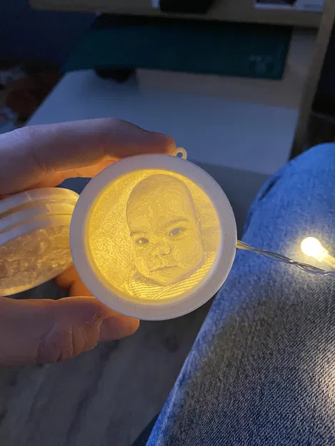 Móc Trang Trí Cây Thông Noel Lithophane - Image 7