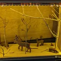 Mô hình Diorama Rừng Tuyết Trang trí Giáng sinh/Mùa đông có Động vật - Thumbnail 2