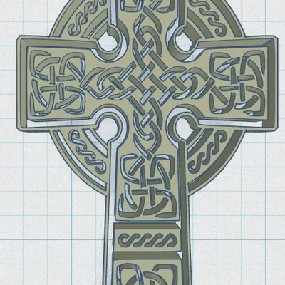 Móc Khóa Chữ Thập Celtic 16