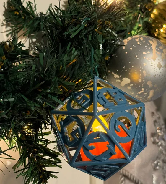 Quả Trang Trí & Xúc Xắc D20 Rỗng Ruột Đón Lễ - Image 2