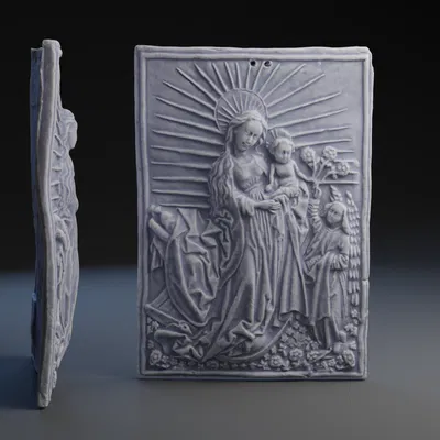 Tượng Đức Mẹ và Hài Đồng Trang Trí Giáng Sinh