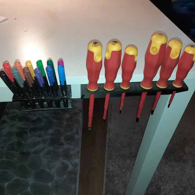 Giá đỡ bút chì và giá đỡ tuốc nơ vít để bàn/treo tường - Image 1