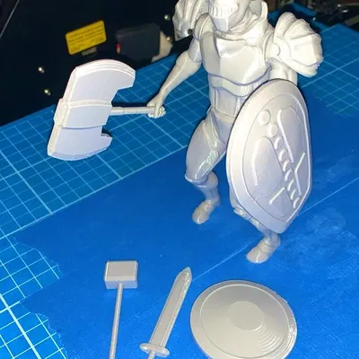 Hiệp Sĩ/Lính Gác cho dòng tượng Fantasy Tanner3D