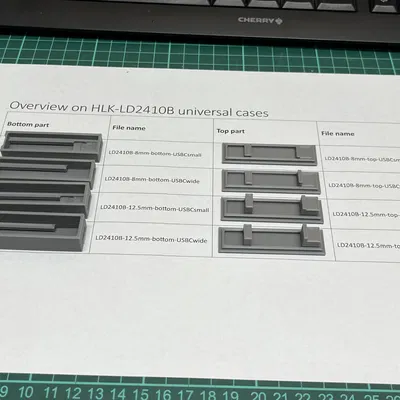 Vỏ gài cho cảm biến LD2410B đa năng
