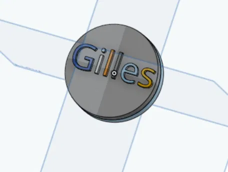 Nam châm tủ lạnh tên Gilles - Image 1