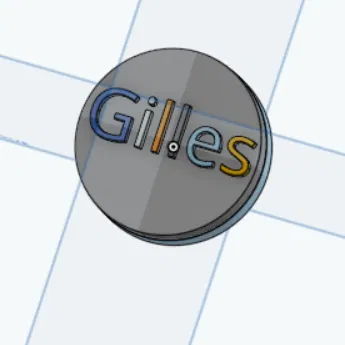 Nam châm tủ lạnh tên Gilles