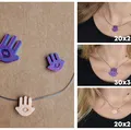 Mặt dây chuyền Hamsa - Thumbnail 1