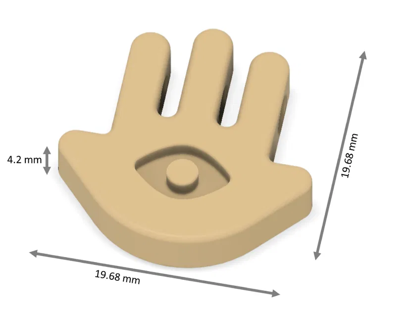 Mặt dây chuyền Hamsa - Image 2