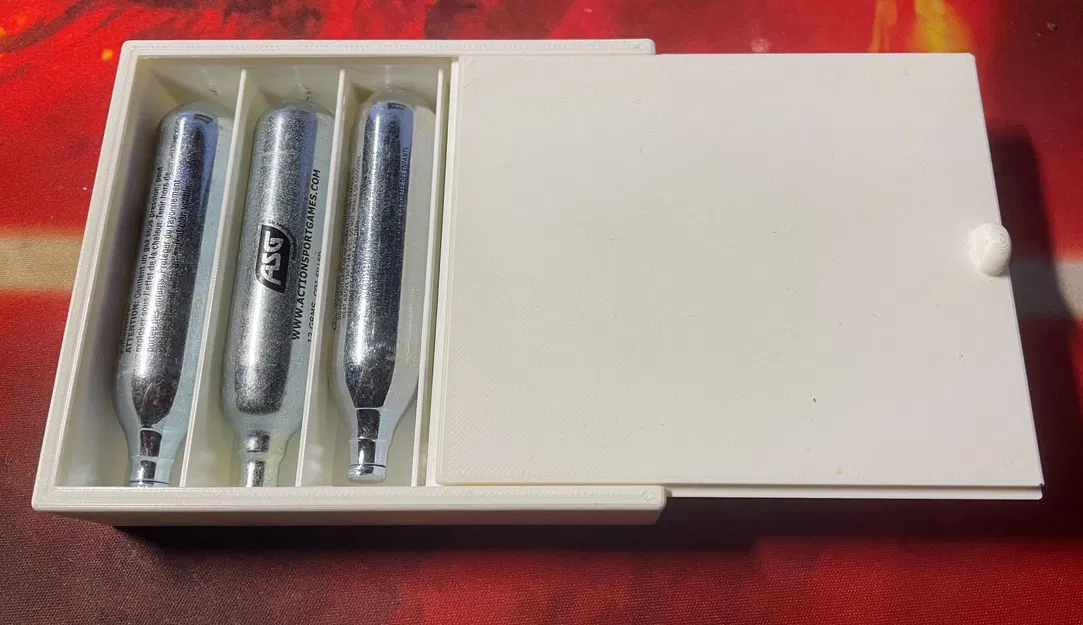 Hộp có nắp đựng 5 viên CO2 12mg - Image 1