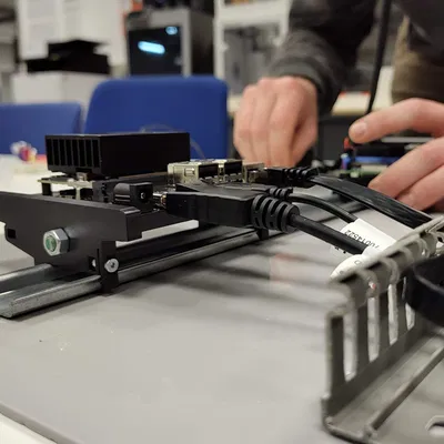 Giá đỡ Din-Rail cho Nvidia Jetson Orion Nano