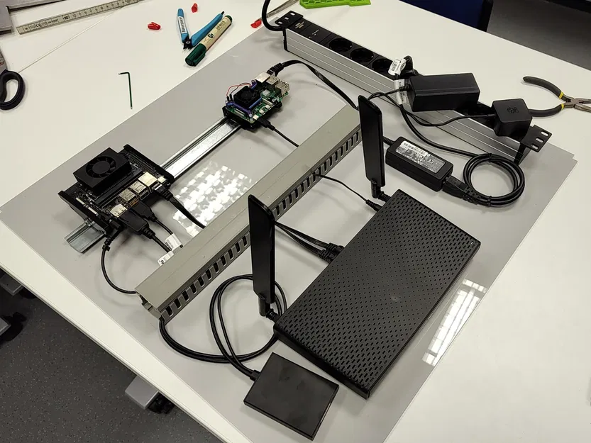 Giá đỡ Din-Rail cho Nvidia Jetson Orion Nano - Image 4