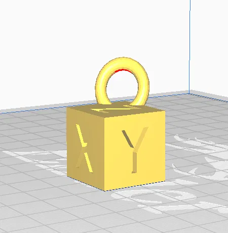 Móc Khóa Khối Hiệu Chuẩn XYZ - Image 1