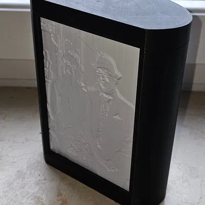Khung Ảnh Lithophane 10x15cm Có Đèn LED
